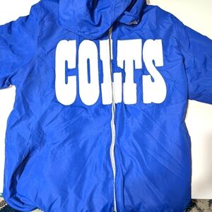 REVERSIBLE Indianapolis Colts Jacket MEN'S SIZE LARGE!!!